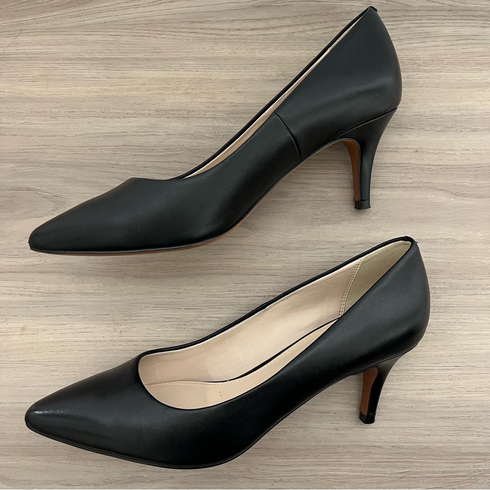 Cole Haan Pointed Toe Pump, Black, Size 7